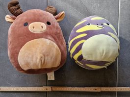 Squishmallows Plüschtier Set - Elch + Salamander