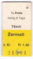 Billette Täsch - Zermatt