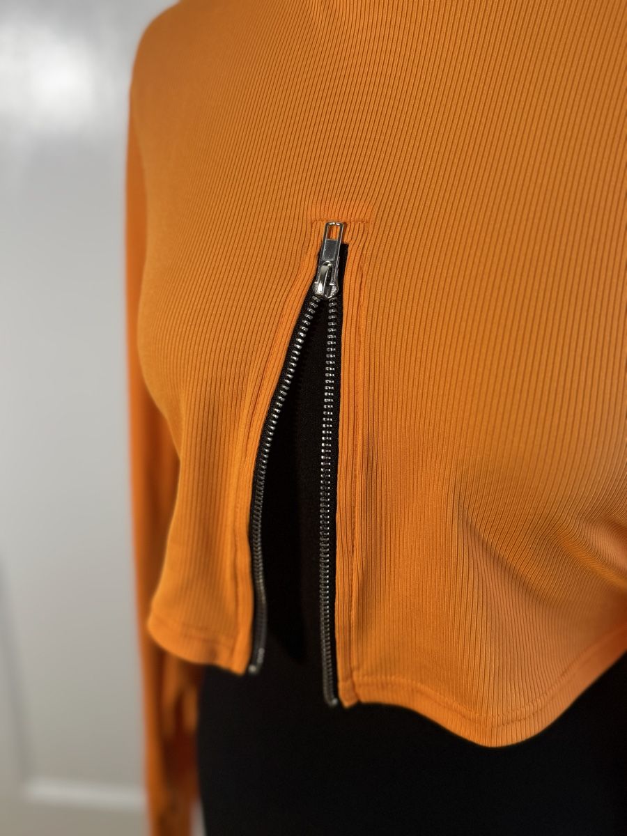 Shein Top: Trendiges Top mit Reissverschluss, Gr. M – Nuovo (secondo la descrizione) da Wetzikon ZH venduto da el-lustigo2 2