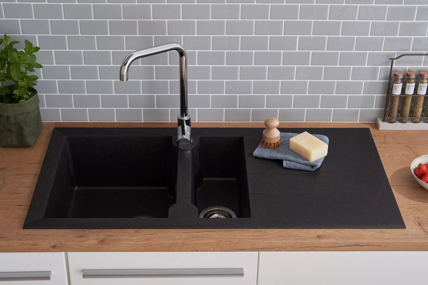 Lavabi & lavandini: 942 - Granit Küchenspüle Alineo 100x50cm – Nuovo e nell'imballaggio originale da Wallenwil venduto da toesstalvertrieb 2