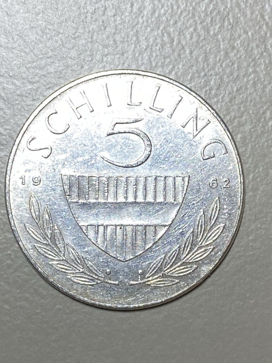 Alle Münzen: Autriche - 5 shilling - 1962 - AG – Gebraucht aus Payerne von Mike1682