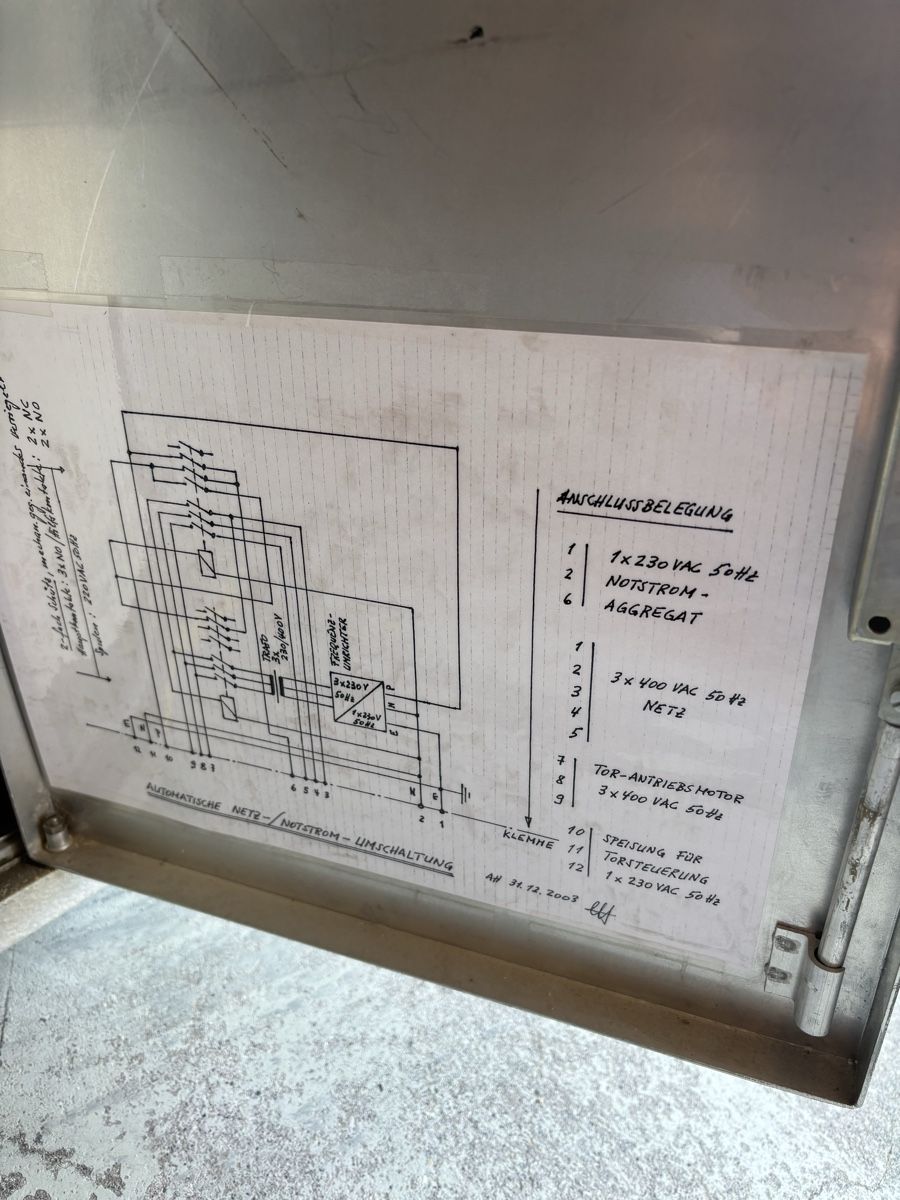 Alimentazione elettrica: Wechselstromkasten von 230 V bis 400V – Usato da Eschenbach SG venduto da Vili8 2