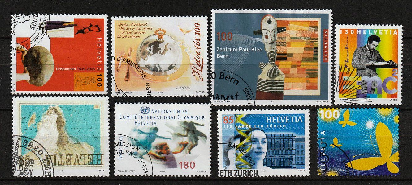 Tutti i francobolli: 2005 Einzelwerte ETS – Usato da Arlesheim venduto da gaugi43
