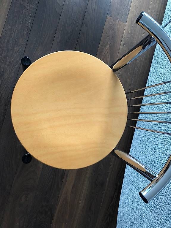 Sgabelli: Calligaris Barhocker Chrom / Buche mit Sitzhöhe 60 cm – Usato da Oberlunkhofen venduto da tru_xc2g 3