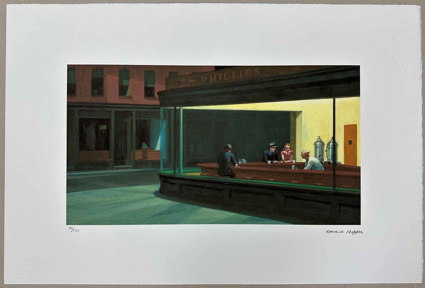 Dipinti: Hopper: Nighthawks XX/150 – Nuovo (secondo la descrizione) da Meilen venduto da Smgdesign