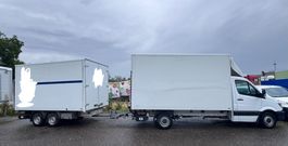 Kastenwagen mit Anhänger Mercedes mit Hebebühne ab MFK
