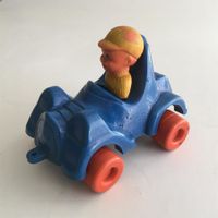 altes Spielzeug, Auto mit Figur, Made in West Germany