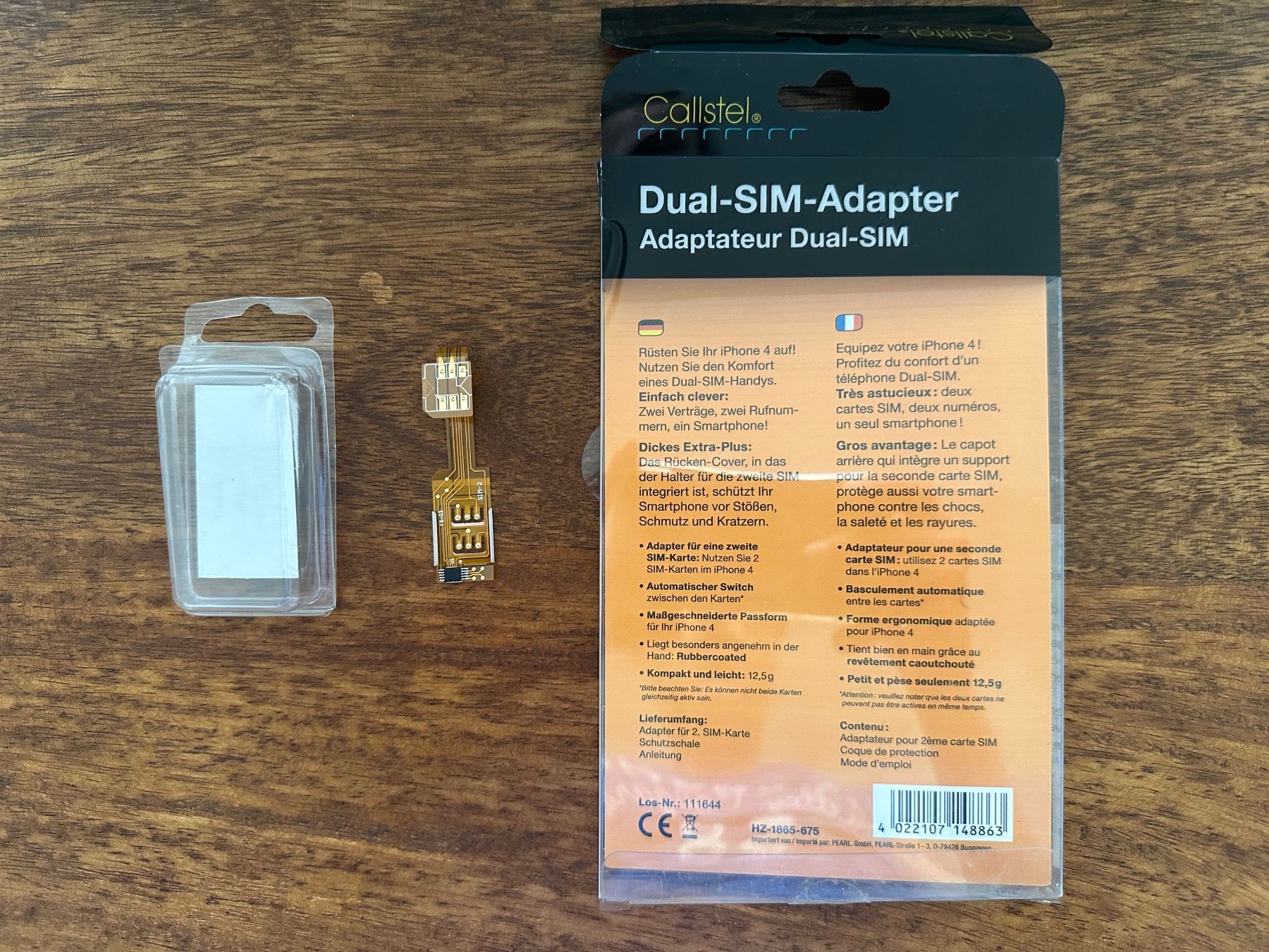 Dual Laufwerke & Adapter: Dual SIM Adapter I Phone 4 (Callstel) – Gebraucht aus Rothenburg von wer_g9fd
