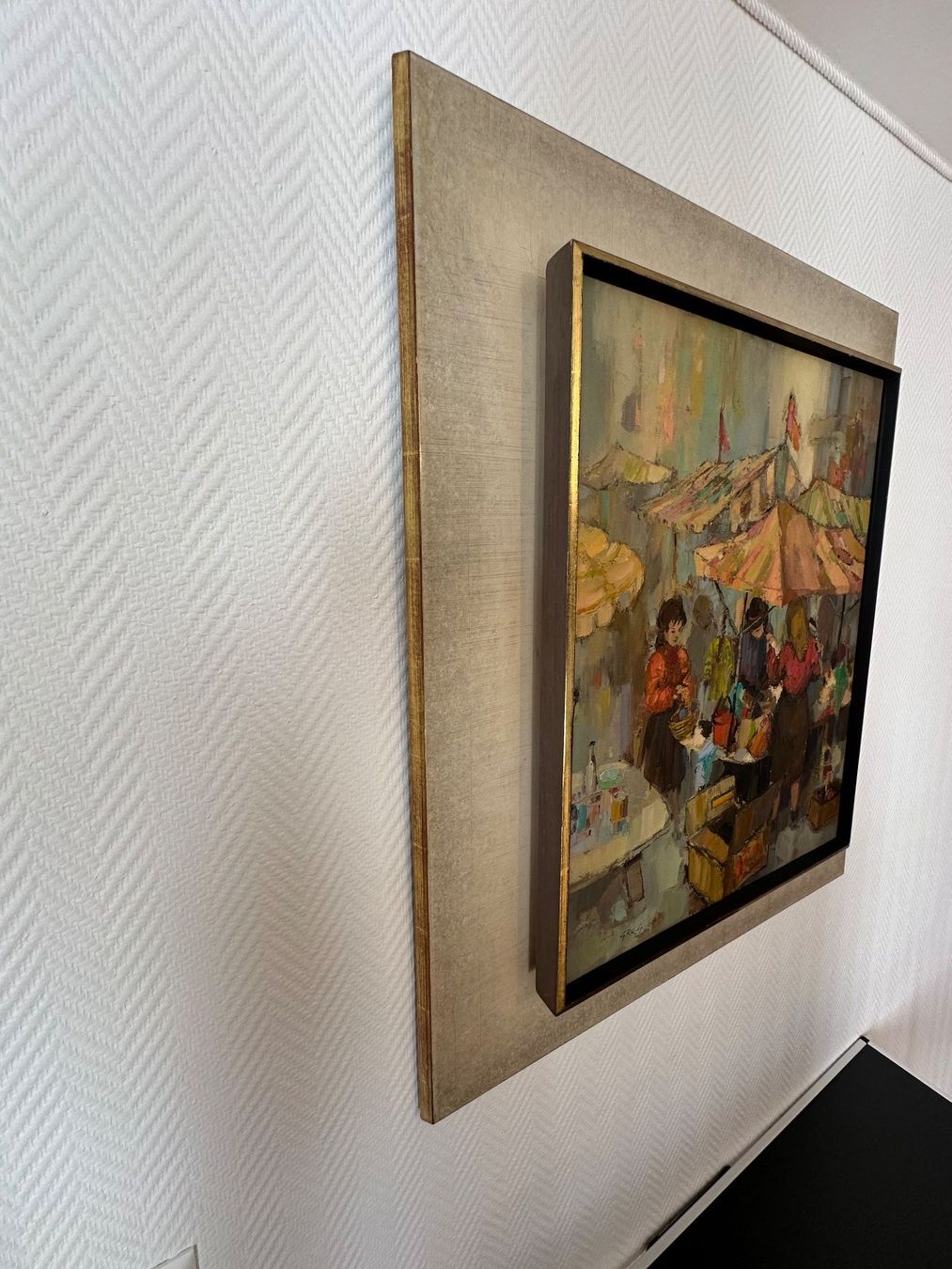 Gemälde: Oel-Gemälde "Der Markt", signiert Greg '63, – Gebraucht aus Amriswil von Bully2013 4