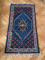 Blau Tunesische Teppich 165x90