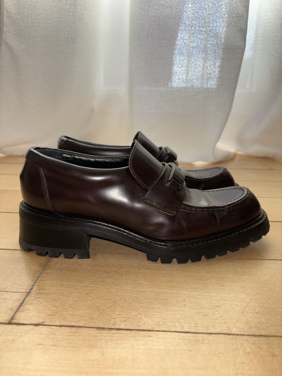 Prada Scarpe da donna: Maroon Prada Loafers 36.5 – Usato da Arlesheim venduto da schnsel 7