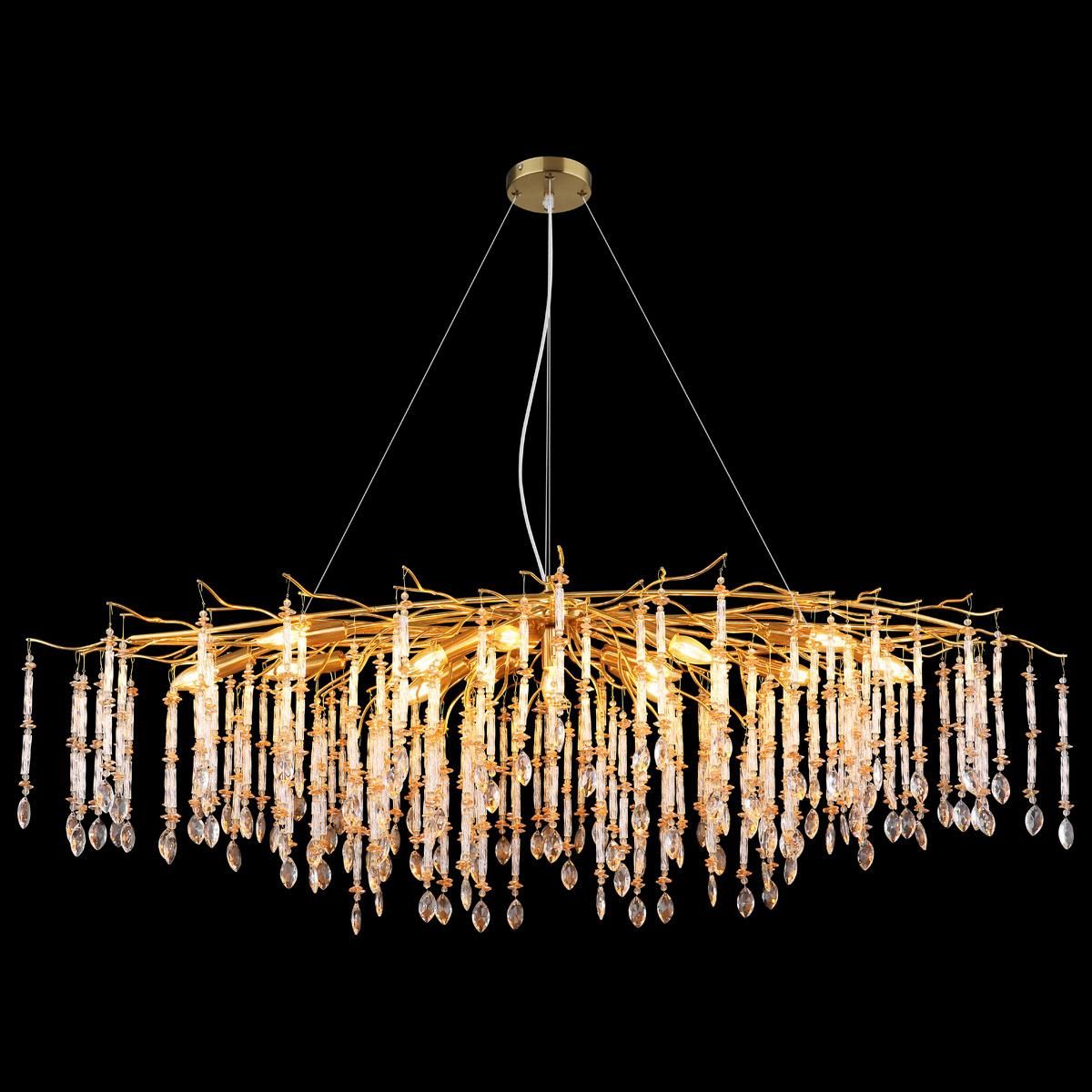 Lampadari & plafoniere: Pendelleuchte, Gold, 150 cm x 60 cm – Nuovo (secondo la descrizione) da Kreuzlingen venduto da Smart-Light 3