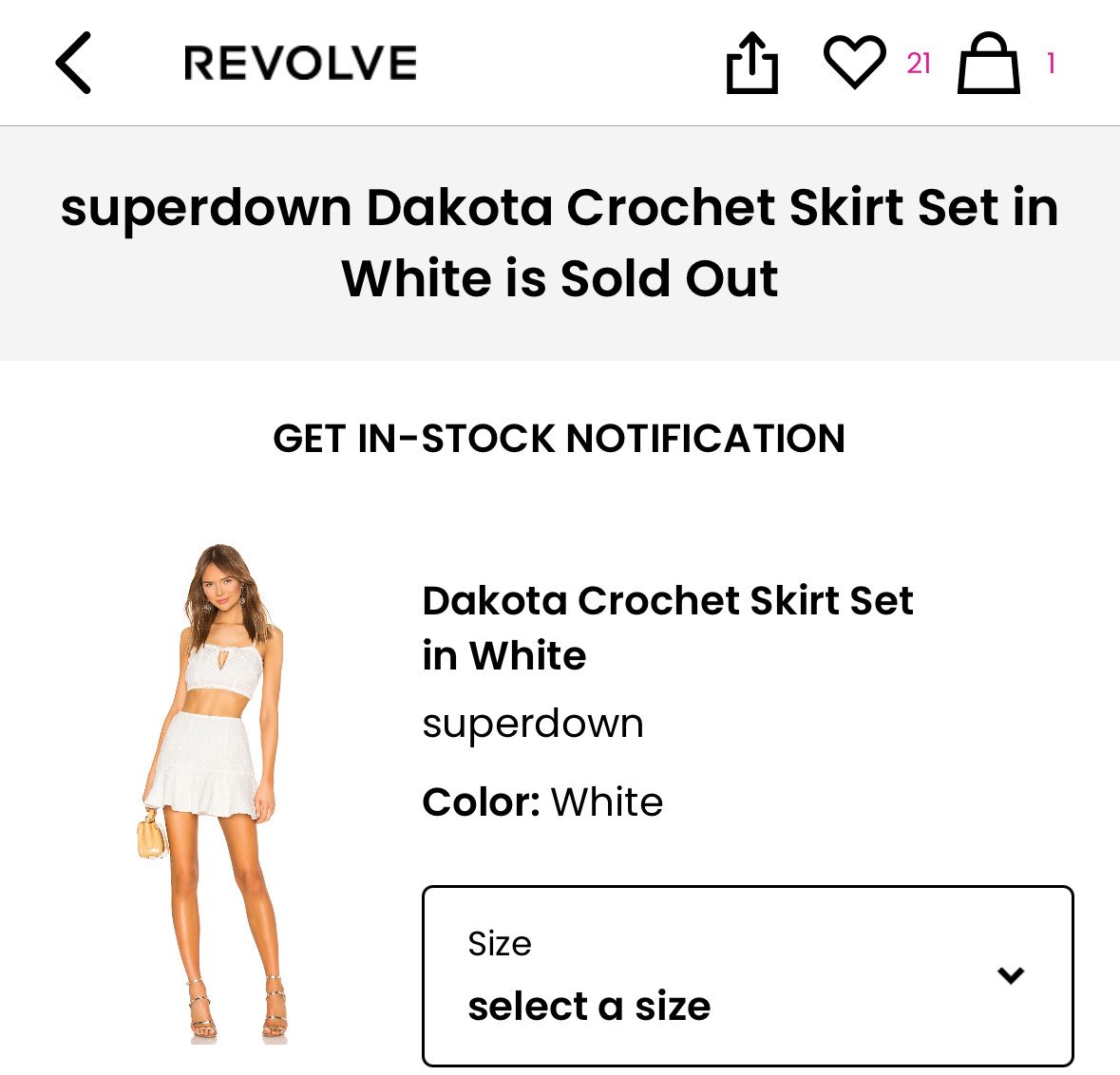 Vestiti: Superdown White Crochet Lace 2-piece Set S/M – Nuovo (secondo la descrizione) da Zürich venduto da forestF4iry 7