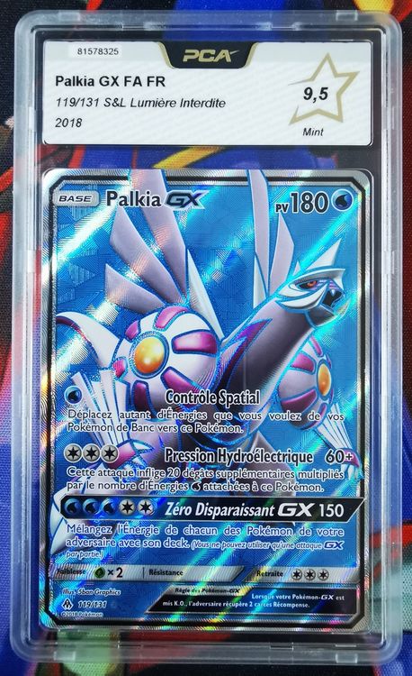 Pokemon Palkia GX sale sun & moon 119/131 PSA 9