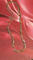 Herzige Kordelkette, 750 /18 Karat Gold