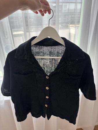 Lightweight Shirt in Black Size M