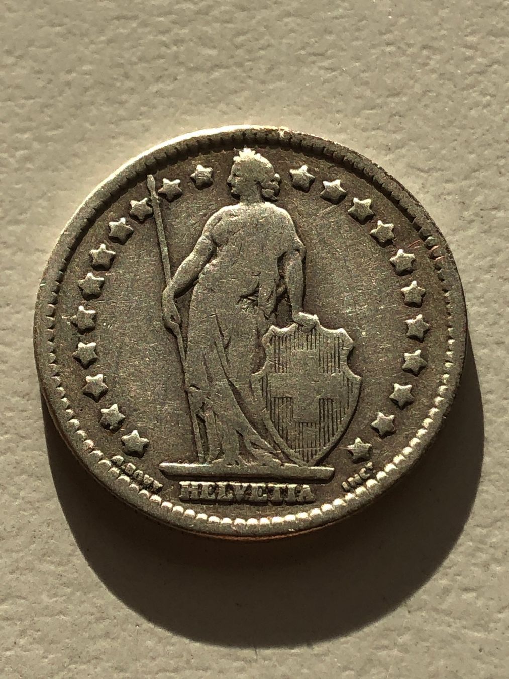 Tutti le monete: 1 Fr. 1909 – Usato da Schötz venduto da Odpa 1