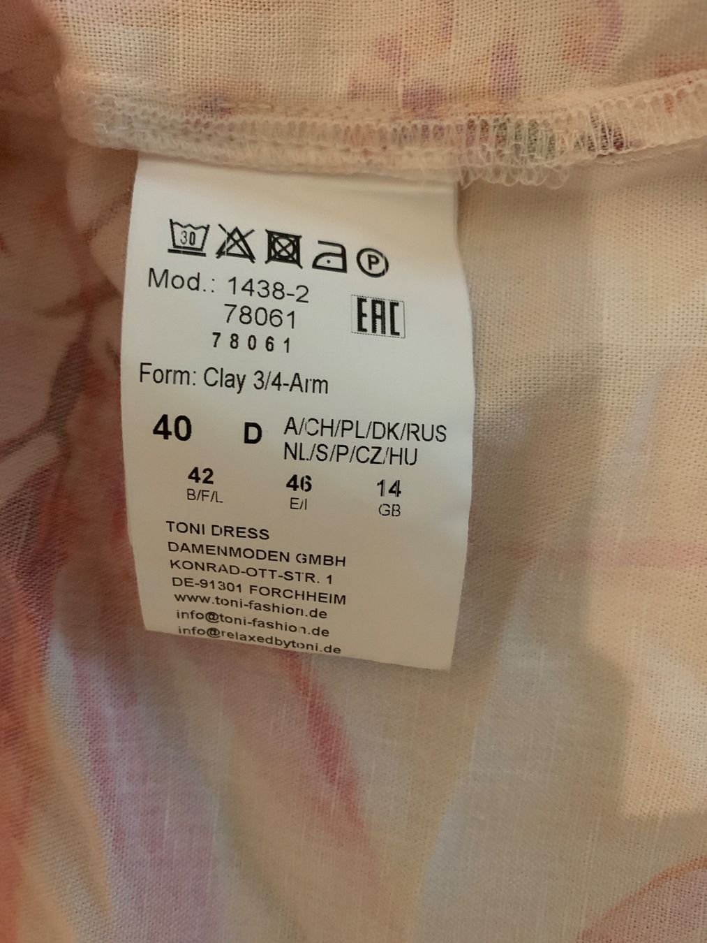 Toni Camicette: Neue Bluse von TONI 40 – Nuovo e nell'imballaggio originale da Lausen venduto da tiguan07 4