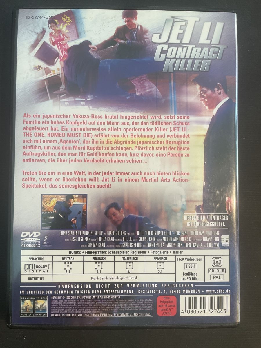 Tutti i DVDs: Contract Killer, mit Jet Li – Usato da Winterthur venduto da machmaschine 1