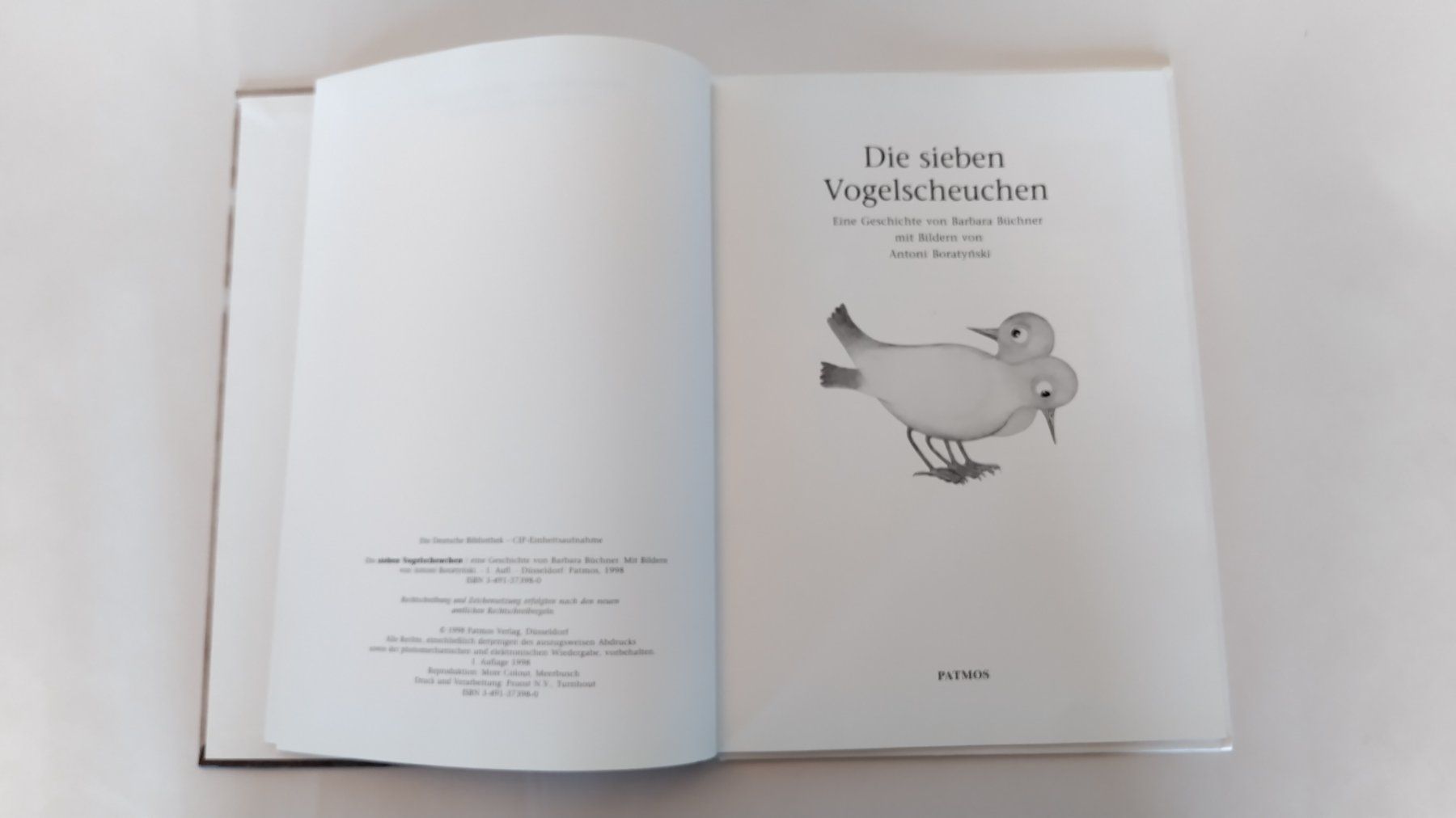 Livres: Die sieben Vogelscheuchen / Bilderbuch 1998 ab Fr. 10.- – D'occasion à Bellach par JingleJerry 2