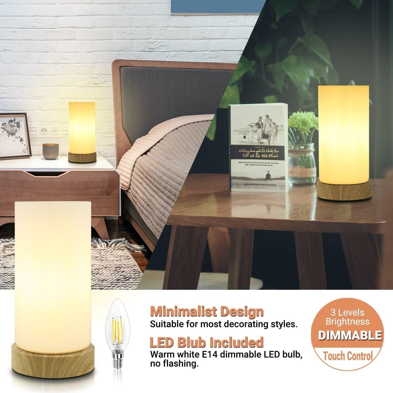 Lampes: Touch Nachttischlampe dimmbar – Neuf avec emballage d'origine à Nuglar par SaleRitter 1