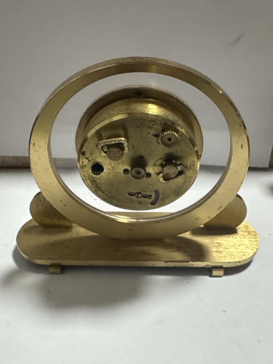 Stand- & Wanduhren: Horloge de table dorée SOLO 40-60 – Gebraucht aus La Chaux-de-Fonds von lida2005 3