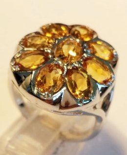Bagues: Citrin Fingerring – Neuf (Voir description) à Zürich par adriben