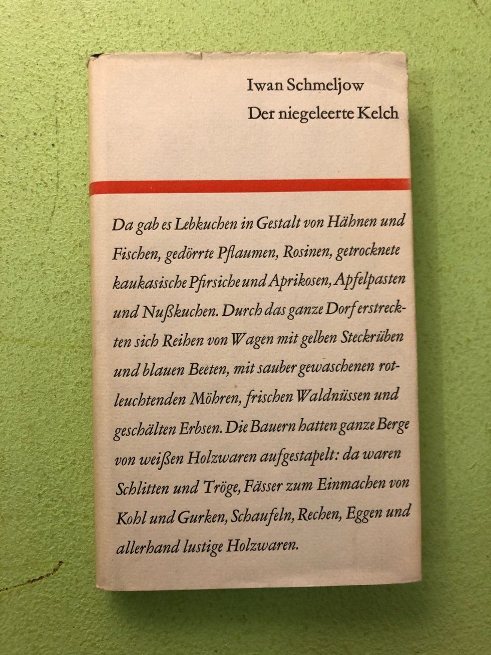 Libri: Iwan Schmeljow: Der niegeleerte Kelch – Usato da Zürich venduto da allp
