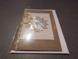 Karte Sterne, mit Couvert, neu/verpackt