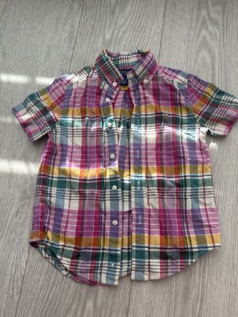 Ralph Lauren Boys Shirt Size 4T/ Multicolor
