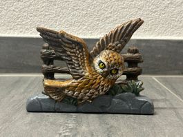 Chouette vintage en fonte