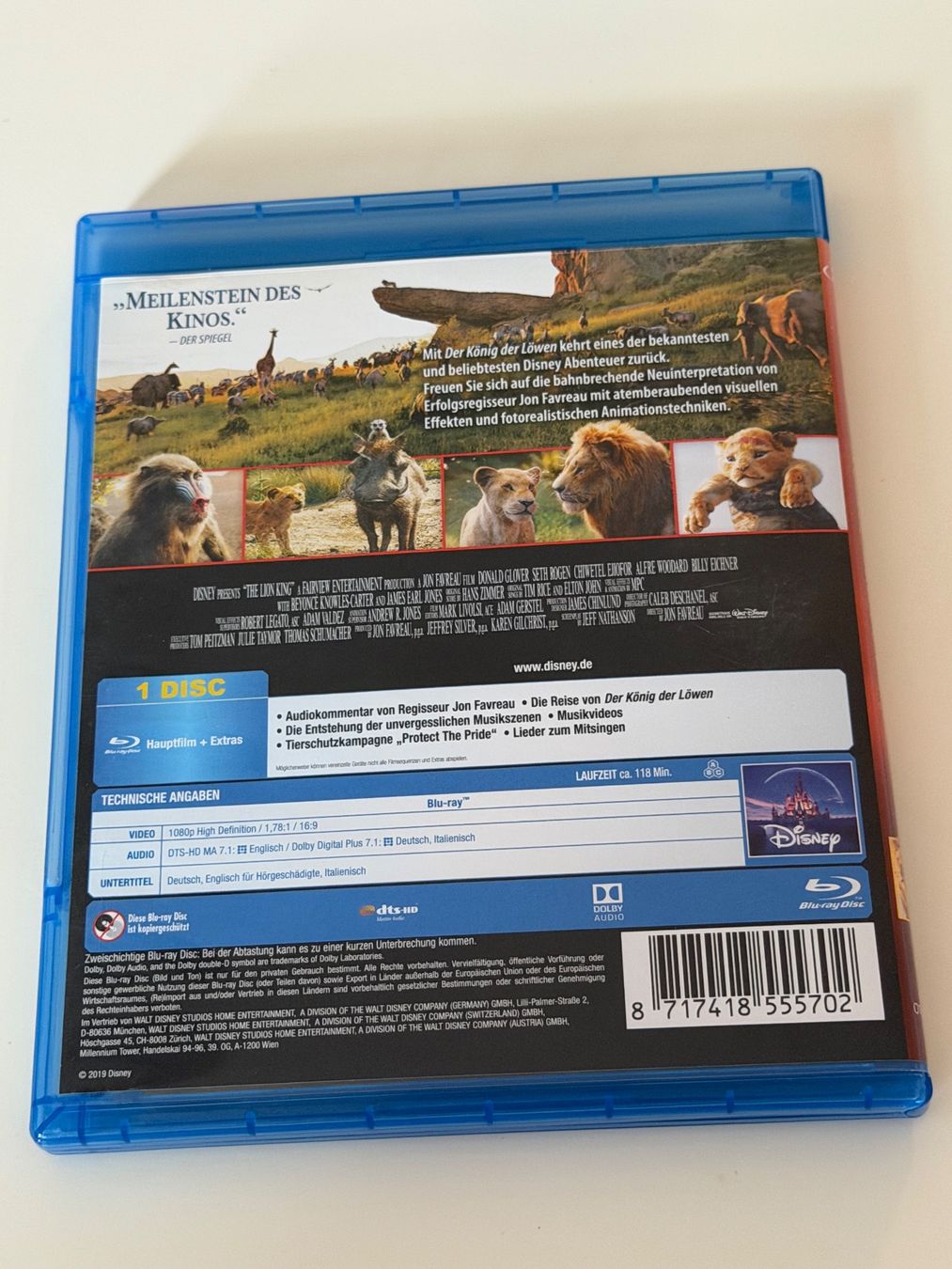 Tous les DVDs: Der König der Löwen Blu-ray Disney – D'occasion à Altstätten SG par sheamus 1