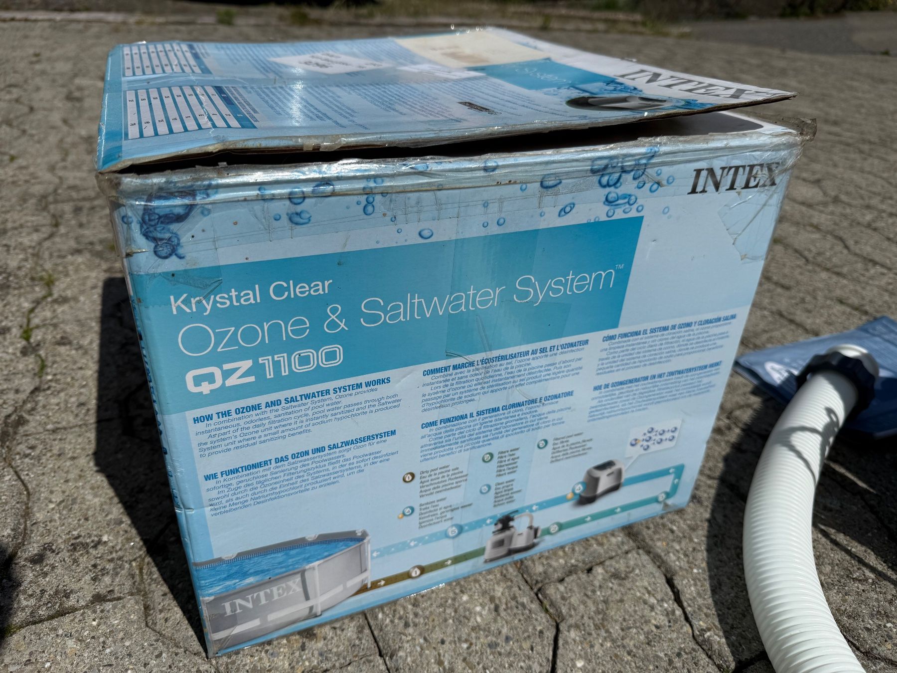 Intex Piscine: Ozone & Slazwasser-System INTEX QZ 1100 – Usato da Arch venduto da brianiseli 5