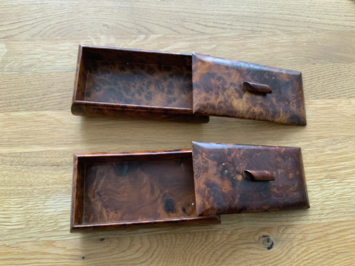 Schmuckkästen: Edle Vintage-Holzkästchen, 3er Set – Gebraucht aus Root von HeidyShop 4