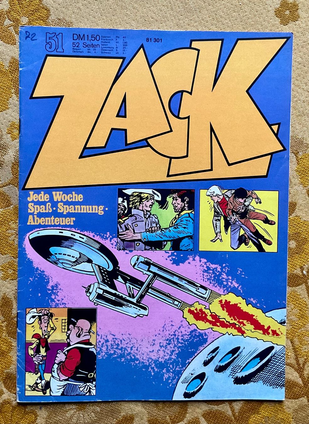 BD: Zack Heft Nr 51 von 1972 – D'occasion à Endingen par nathan05