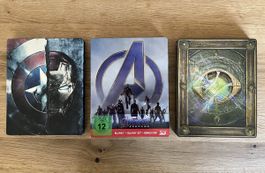 Marvel Steelbook Blu-ray 3D Set guter Zustand