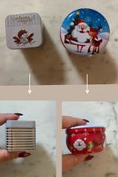 2 Weihnachtsdosen Samichlaus + Engel