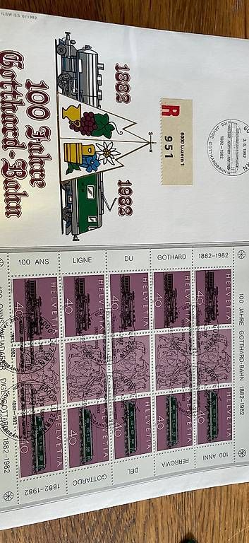 Tous les timbres: Schweizer Briefmarkensammlung  – D'occasion à Buchs AG par fpatricia 4