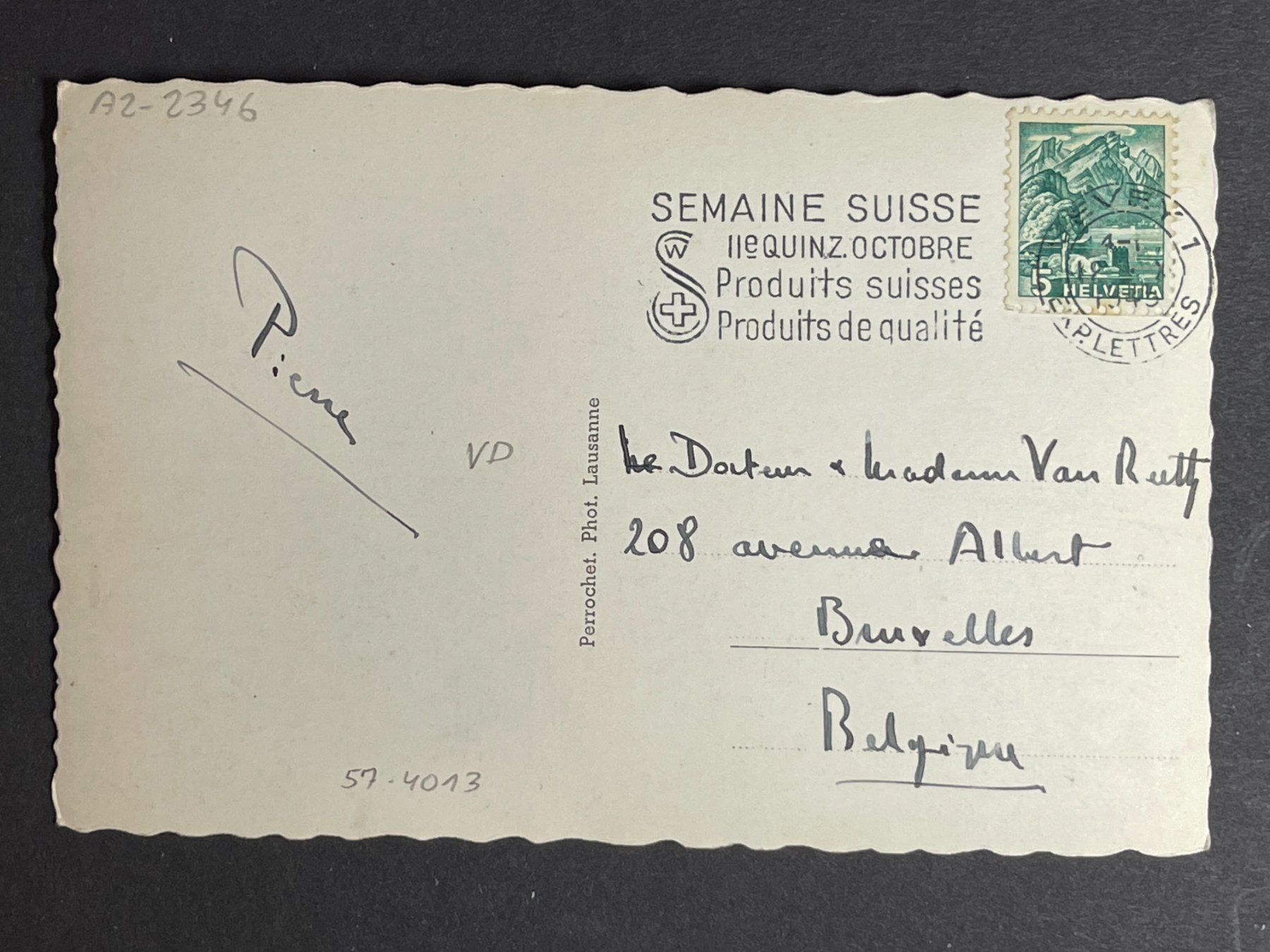 Cartoline postali: Chexbres et les Alpes – Usato da Steg VS venduto da danwer74 1