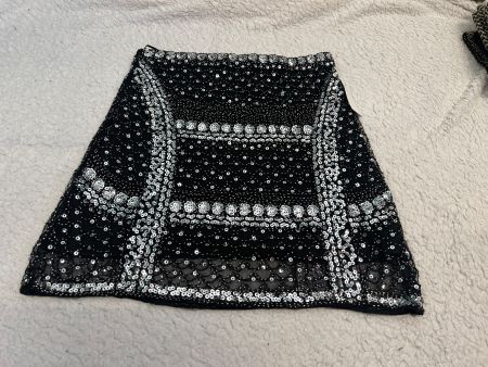 Pailletten Rock Minirock Partyrock A Schnitt Gr S NEU