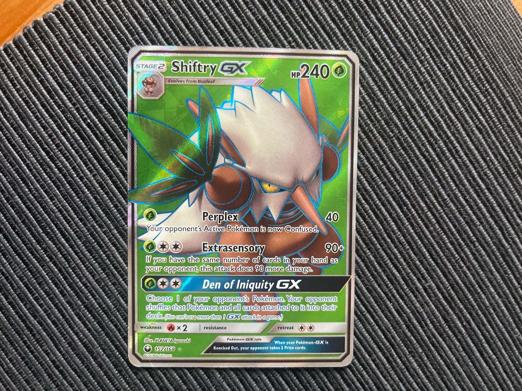 Pokémon Carte collezionabili: Pokemon Shiftry Gx fullart Celestial Storm near Mint – Usato da Wabern venduto da Collectfun