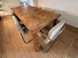 Esstisch Holztisch Massivholz rustikal 200x100 cm