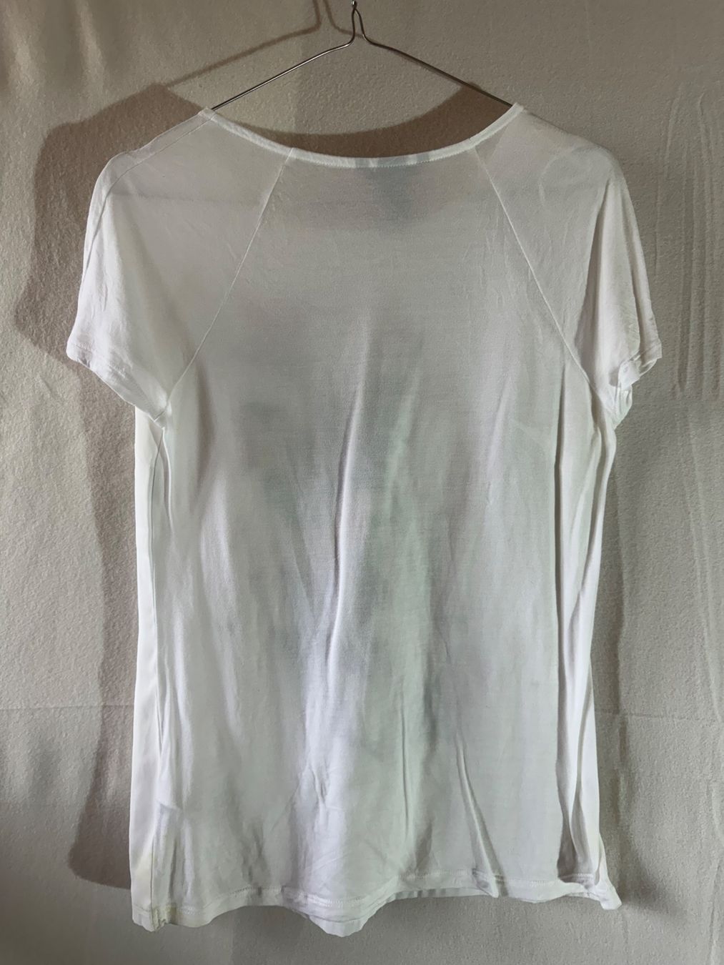 H&M T-shirt: weisses T-Shirt von H&M Gr.S – Usato da Grosswangen venduto da SALE_SALE_SALE 8