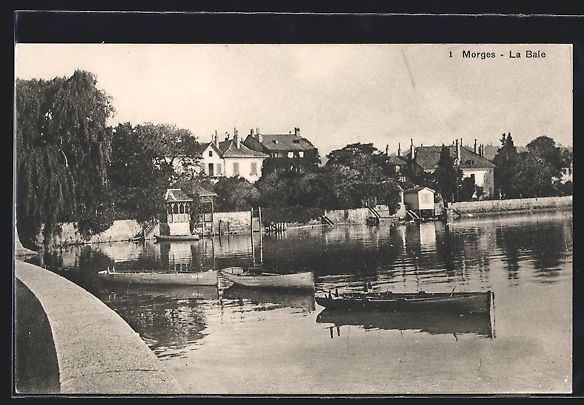 Cartes postales: AK Morges, La Baie – D'occasion à Berlin par bartko-reher