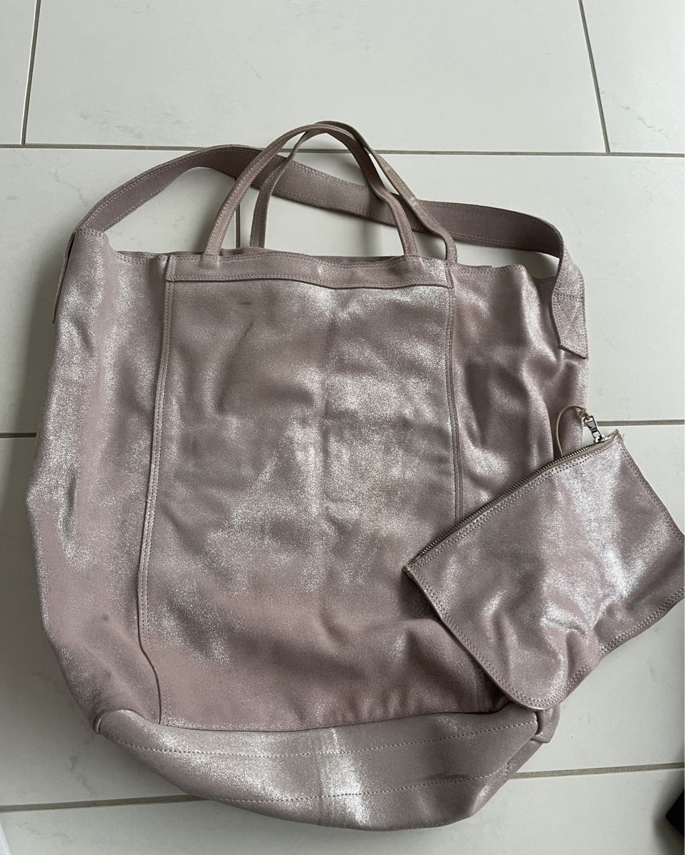 Borse da donna: Tasche Le Solim Leder rosa glitter – Usato da Küsnacht ZH venduto da divarocci 1