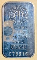 Philswiss Club, ARGOR HERAEUS, 31.1g Unze, Finesilver 999,0