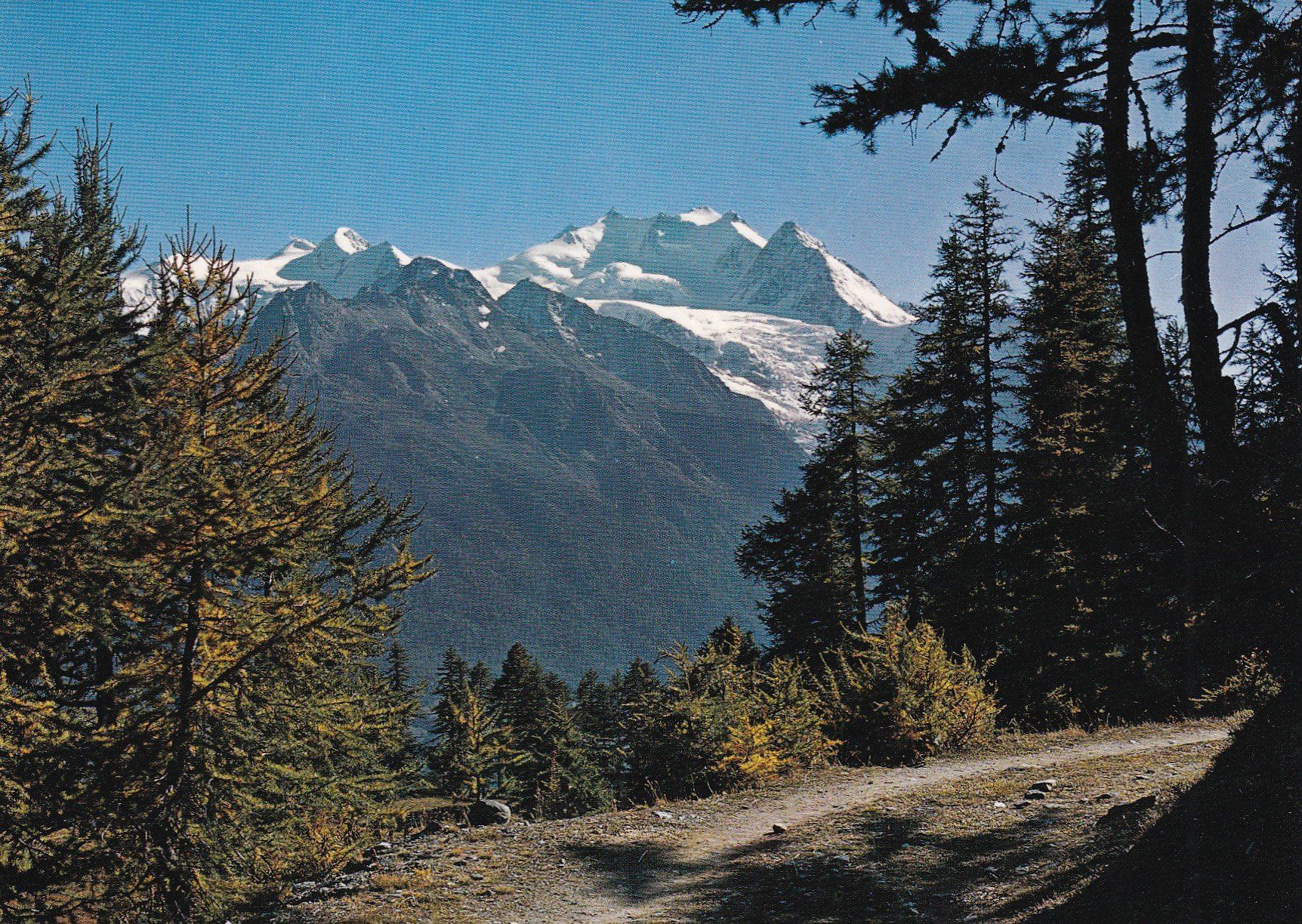Cartes postales: Moosal Wallis Balfrin und Mischabel  1970 – D'occasion à Cormoret par Pascalll2001