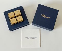 🎁🥂🍾 Rare coffret Chopard neuf de 4 cubes glaçons 🥂🍾🎁