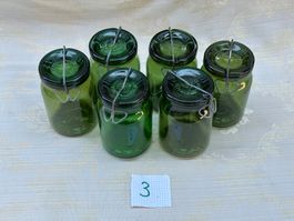 6 Einmachgläser Bülach Glas Einmach Bülacher Gläser 6  x 1 L