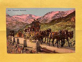 AK 9757  Schweizer Alpenpost 1913
